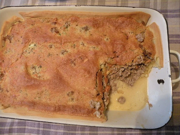 K&auml;se-Faschiertes-Kuchen