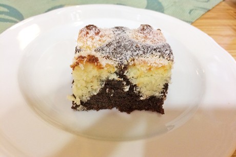 Marmorkuchen mit Kokos