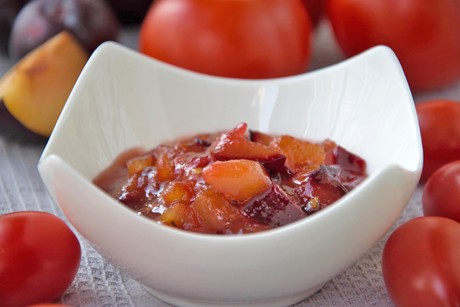 Zwetschken-Paradeiser-Marmelade
