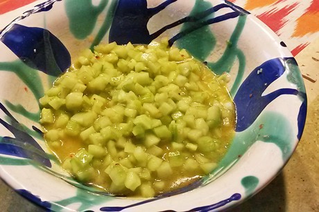 Gurkensalat nach meiner Art