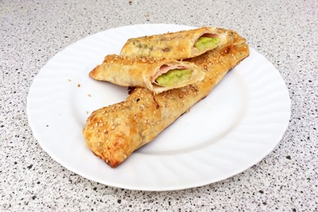 Spargel im Blätterteigmantel