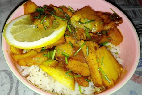 Curry - Ananas Hühnchen