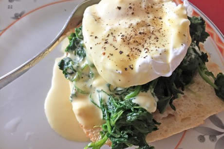 Vegetarisches Ei Benedictine