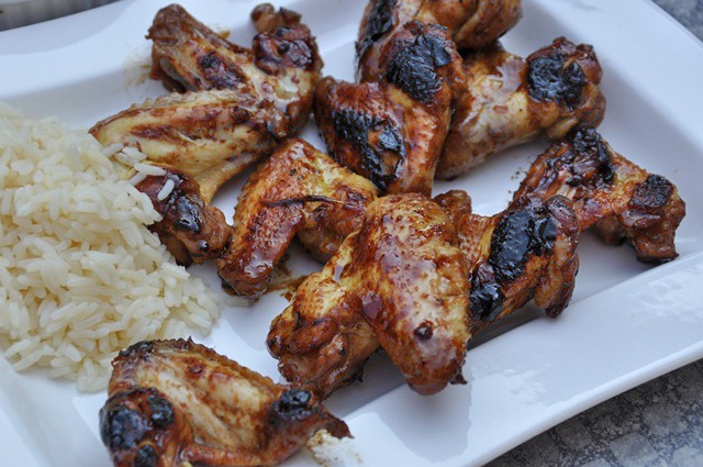 Teriyaki-Hühnerflügel