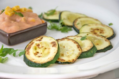 Gebratene Zucchinischeiben