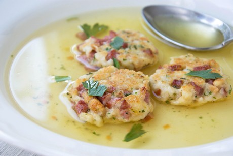 Gebratene Suppenknödel