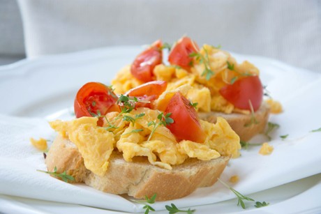 Käse - Rühreibrot