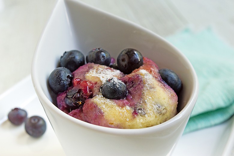 Heidelbeer-Ricotta-Tassenkuchen