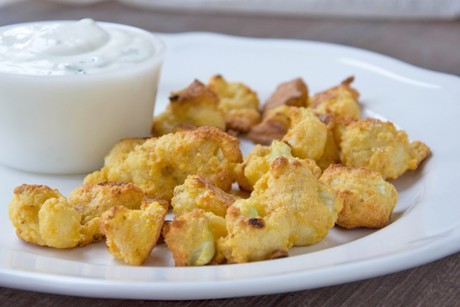Karfiolnuggets aus dem Ofen