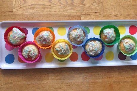 Schnelle Zitronenmuffins