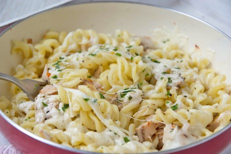 Schinkenspirelli mit Käse