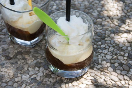 Eismokka mit Rum