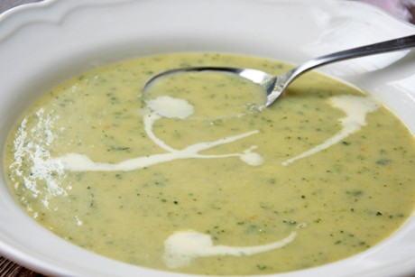 Zucchini-Creme-Suppe