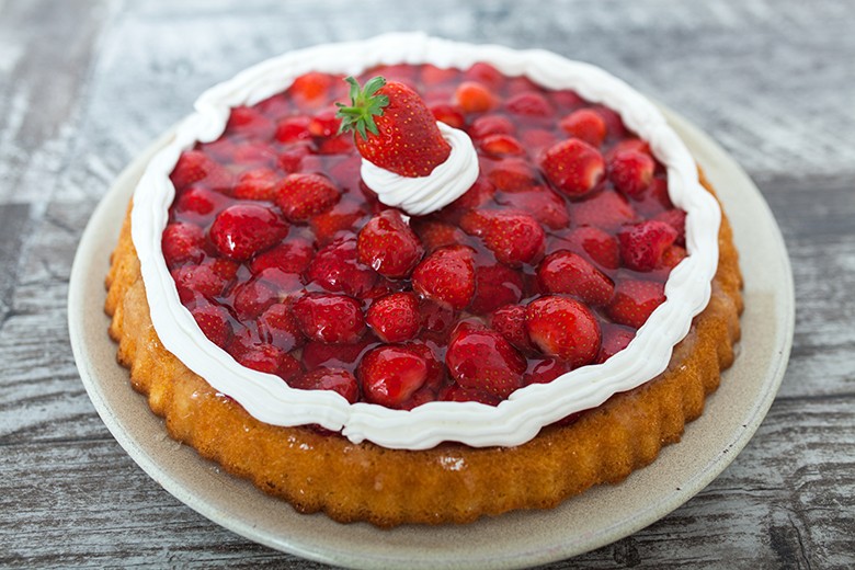 Erdbeer - Obstkuchen