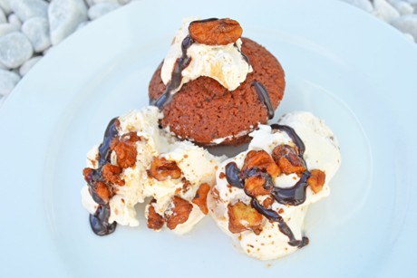 Muffineis mit Mövenpick Maple Walnuts