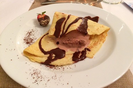 Mövenpick-Schokoladeeispalatschinken