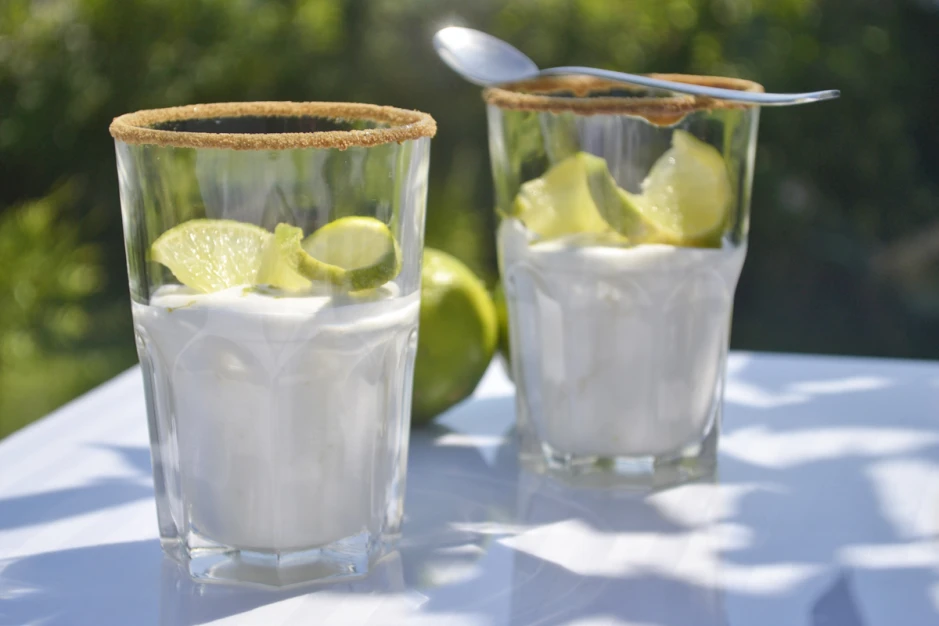 Feiner Limettenschaum