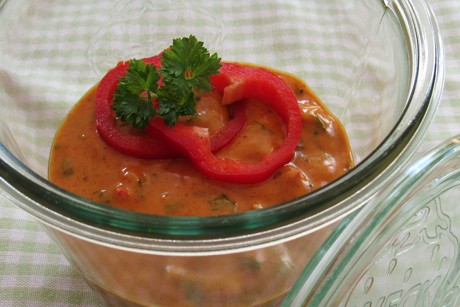 Pikante Paprika-Grillsauce