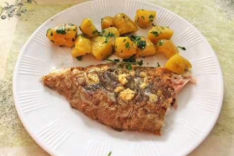 Gebratene Goldbrasse