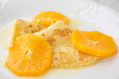Orangen-Crepes