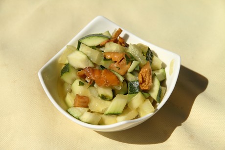 Zucchini - Eierschwammerl - Gemüse