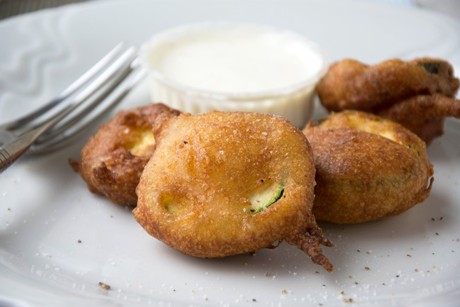 Zucchini in Bierteig