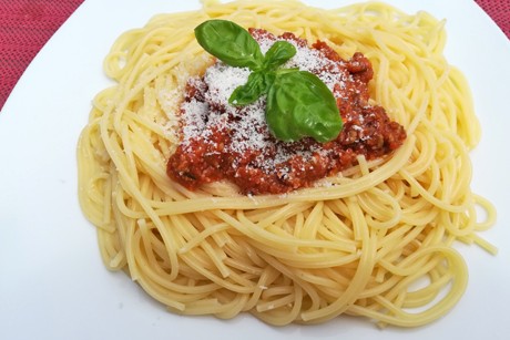 Spaghetti mit Fleischsauce