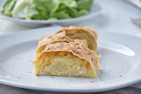 Erdäpfelstrudel auf neue Art