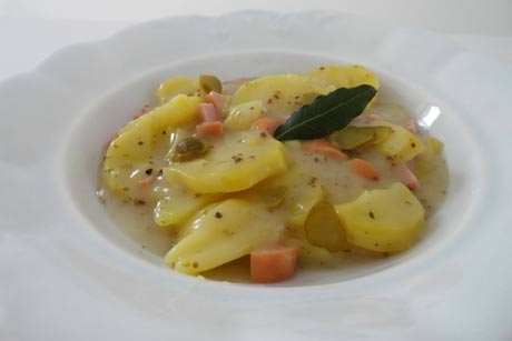 Eingebrannte Erdäpfel