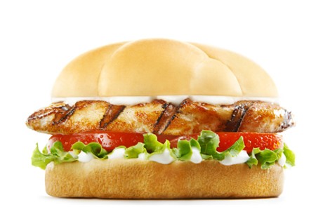 Hähnchen-Cheeseburger