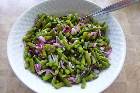 Schneller Fisolensalat
