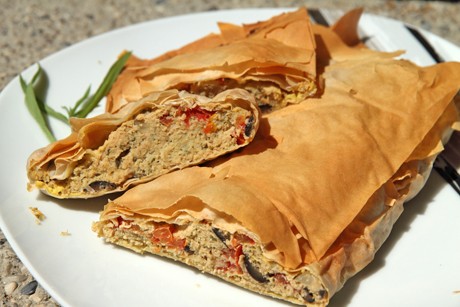 Hühnchenstrudel Provence