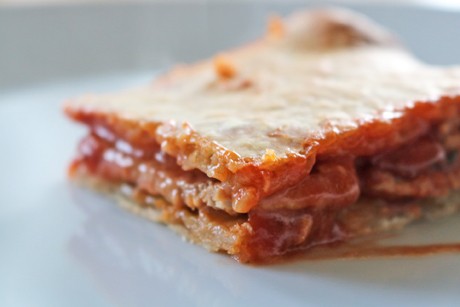 Schweinslungenbraten im Pizzateig