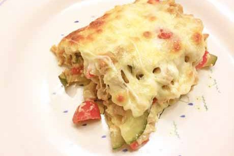 Überbackene Gemüse-Spätzle