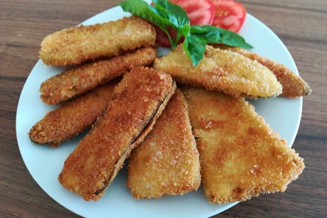 Panierte Zucchini