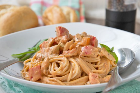 Paprika-Spaghetti