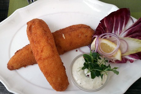 Gebackener Zander