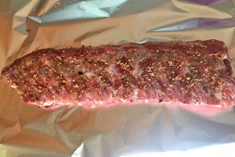 Spareribs mit Ciabatta Brot