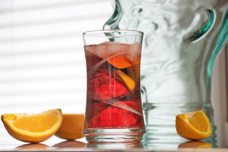 Rosalie mit Campari