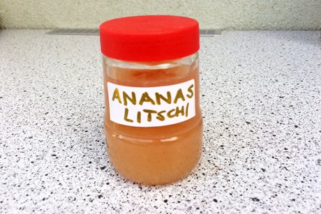Ananas-Litschi-Marmelade