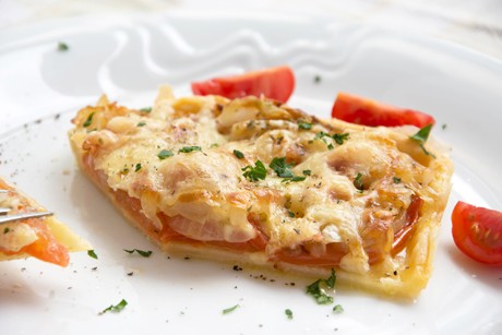 Tomaten-Zwiebel-Kuchen