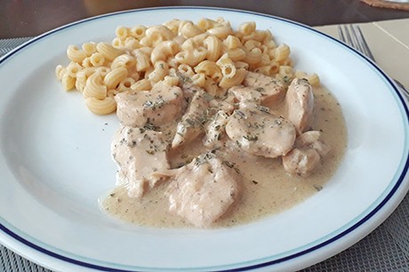 Schnelles Rahmhühnchen