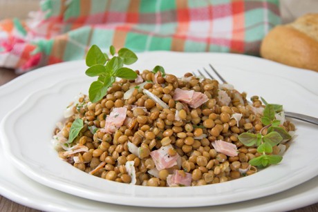 Specklinsensalat