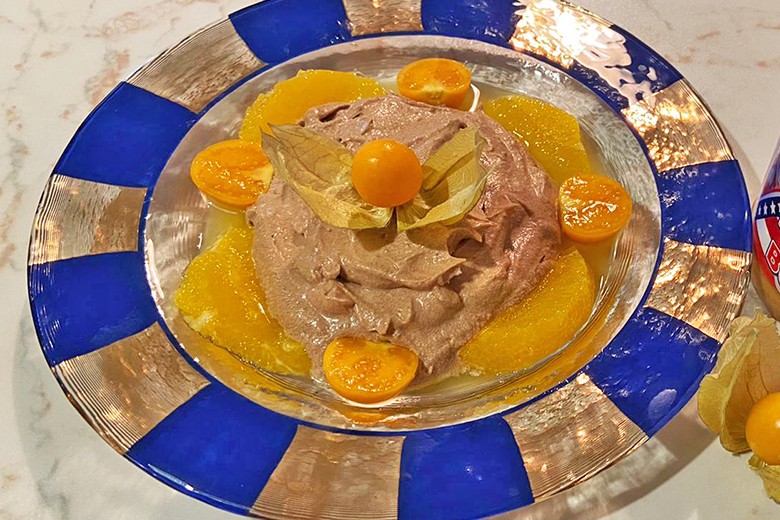 Orangen-Schoko-Dessert