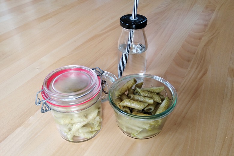 Pasta mit Brennnesselpesto