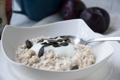 Porridge mit Honig