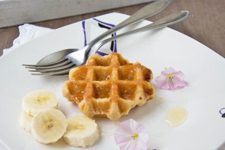 Weiche Rum-Butter-Waffeln