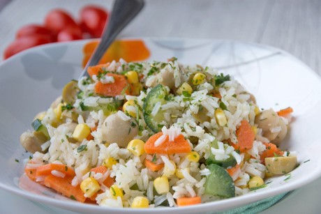 Bunter Reissalat