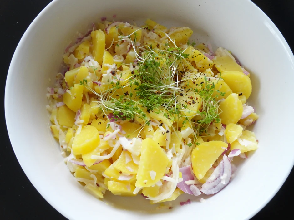 Lauwarmer Kartoffelsalat