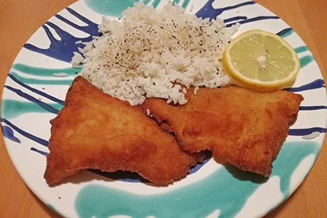 Gebackene Kräuter-Schollenfilets